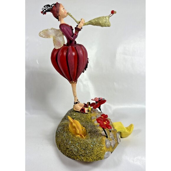 Tutti Frutti Strawberry Fairy Department 56 Stocking Mantel Hanger Christmas Sun - Picture 2 of 10